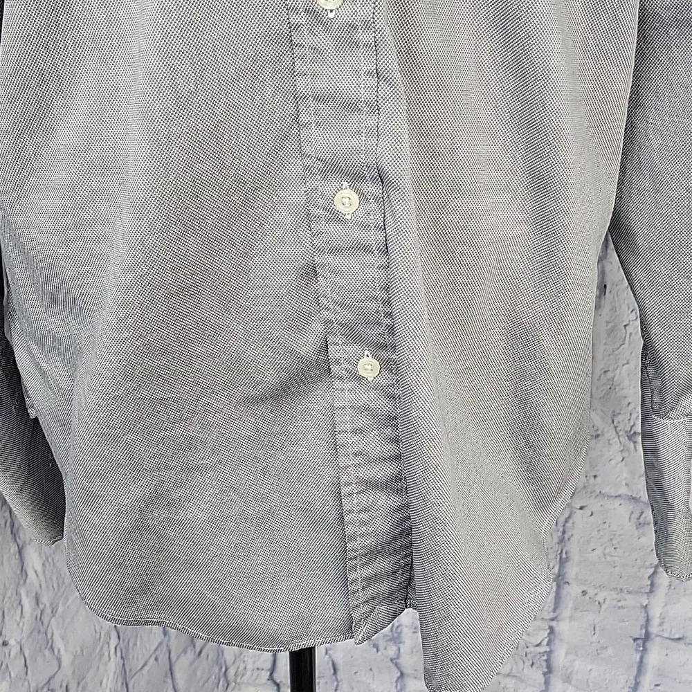 POLO RALPH LAUREN Black and White Philip Button Up Men's Dress Shirt 15-32 - Picture 3 of 7